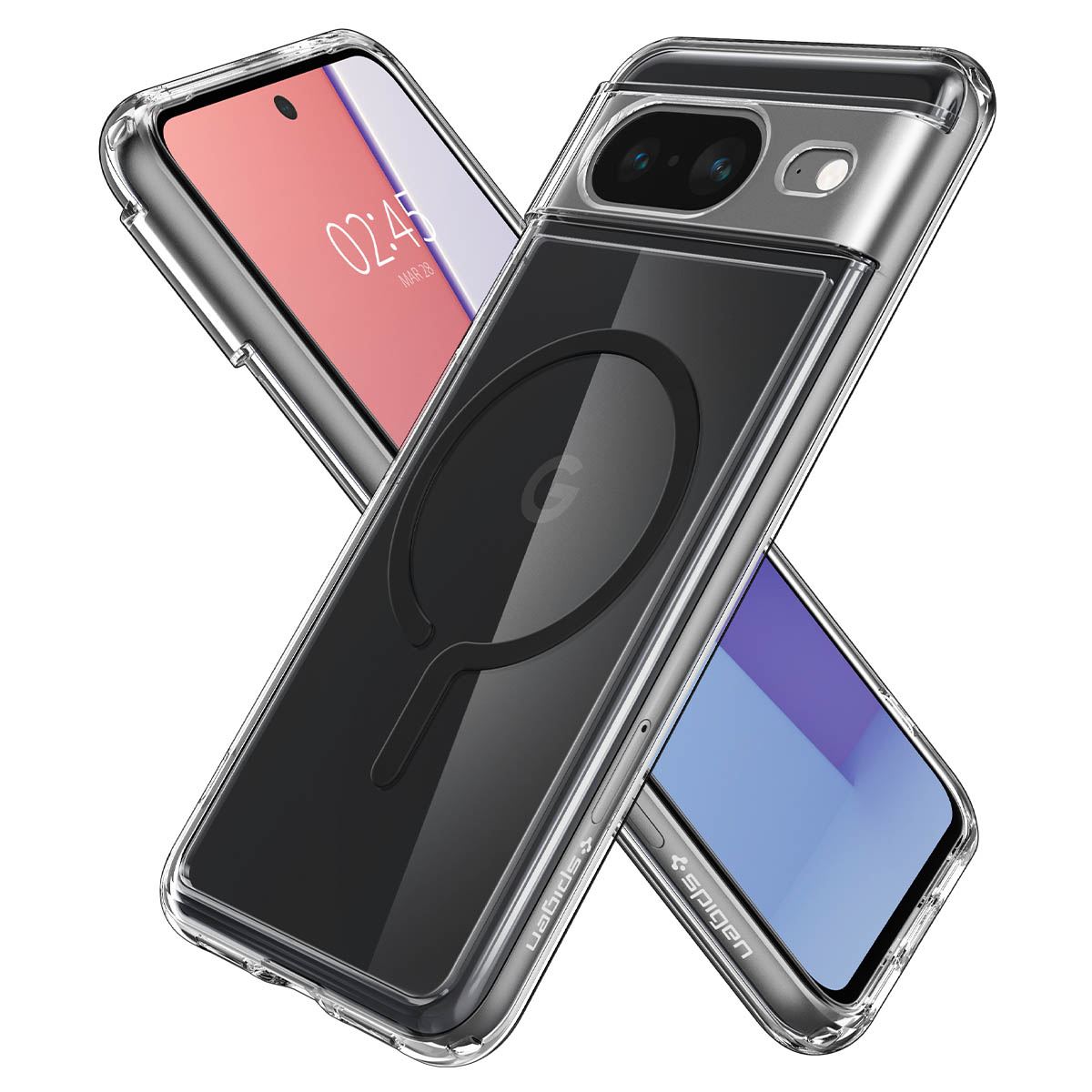 Spigen Ultra Hybrid OneTap Metal Ring MagSafe, black - Google Pixel 8 (9)