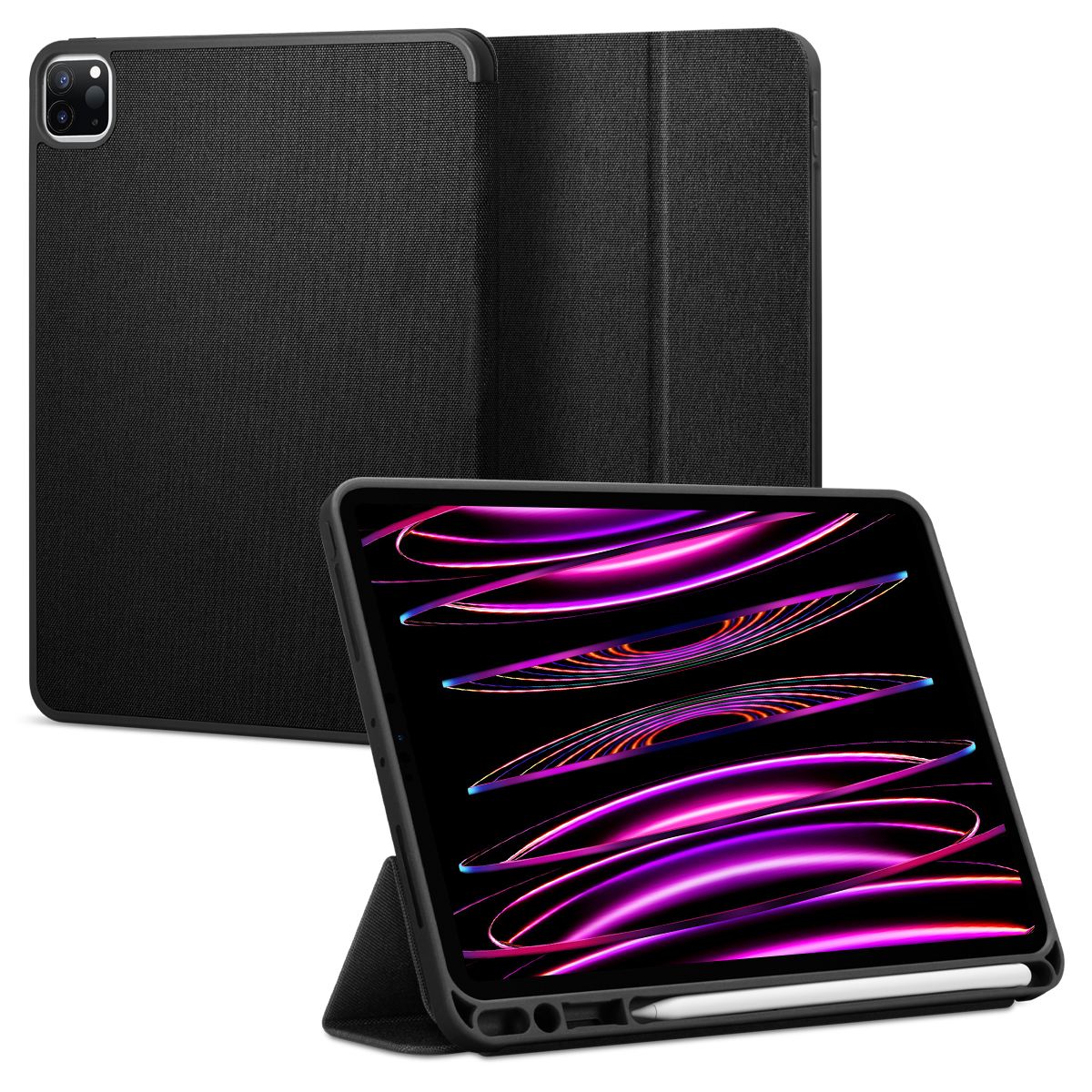 Spigen Urban Fit, black - iPad Pro 12.9 2022/2021