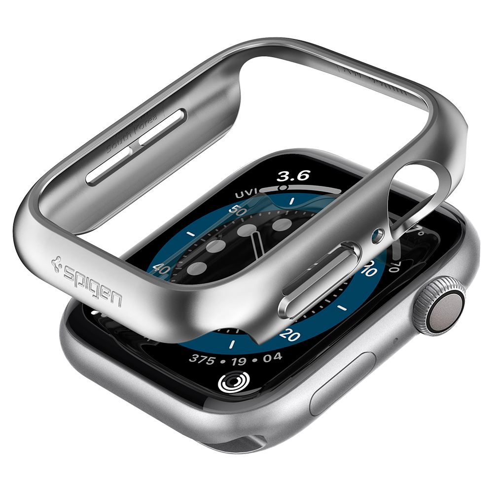 Spigen Thin Fit, graphite - Apple Watch SE 2022/6/SE/5/4 (44 mm) (2)