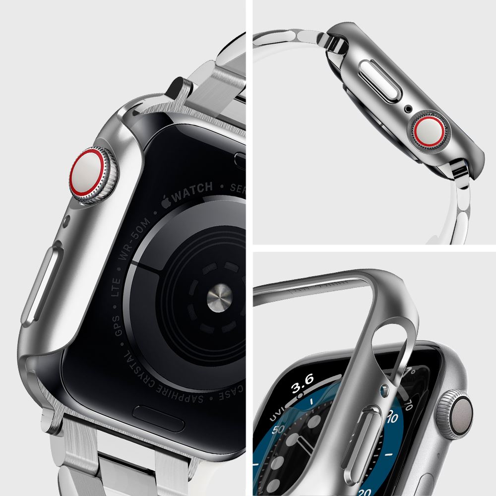 Spigen Thin Fit, graphite - Apple Watch SE 2022/6/SE/5/4 (44 mm) (8)