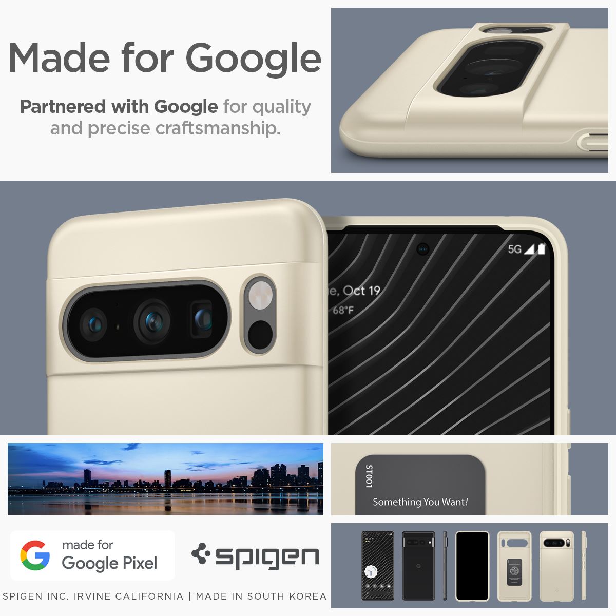 Spigen Thin Fit, mute beige - Google Pixel 8 Pro (18)