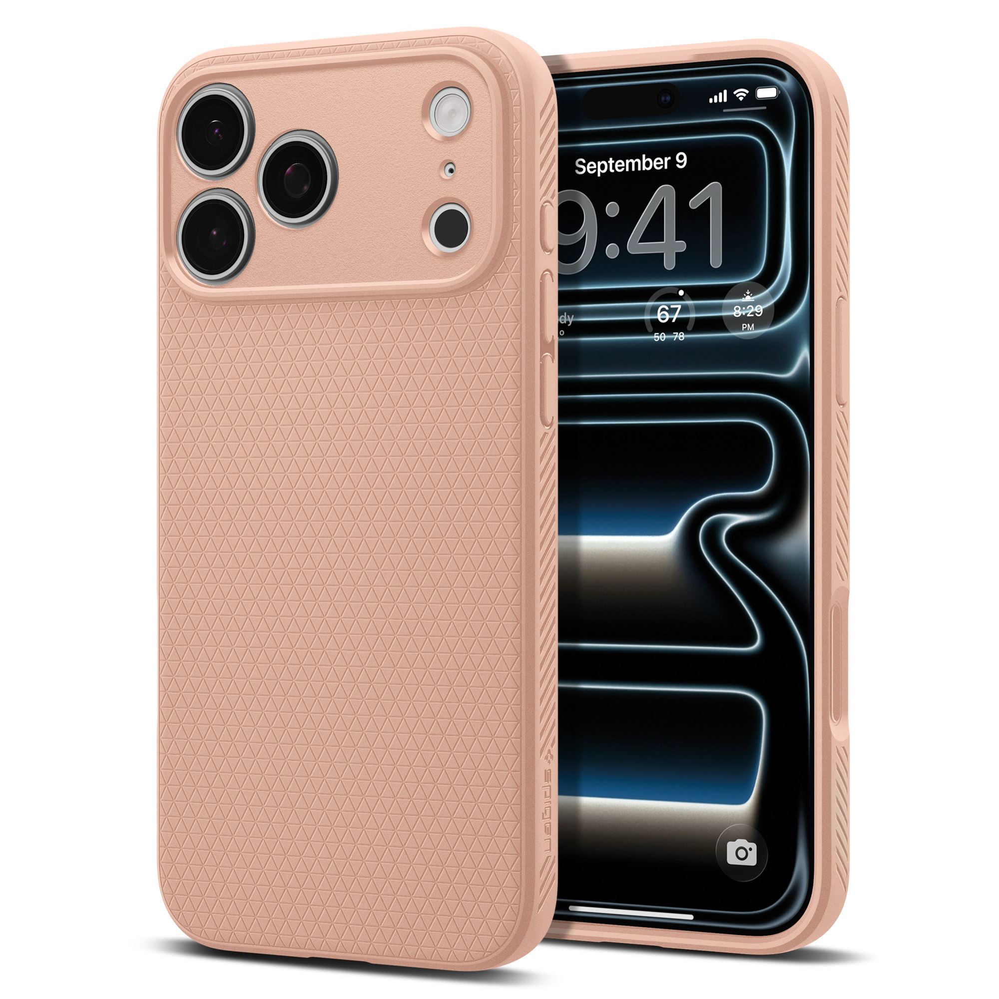 Spigen Liquid Air, rose titanium - iPhone 18 Pro Max/17 Pro Max