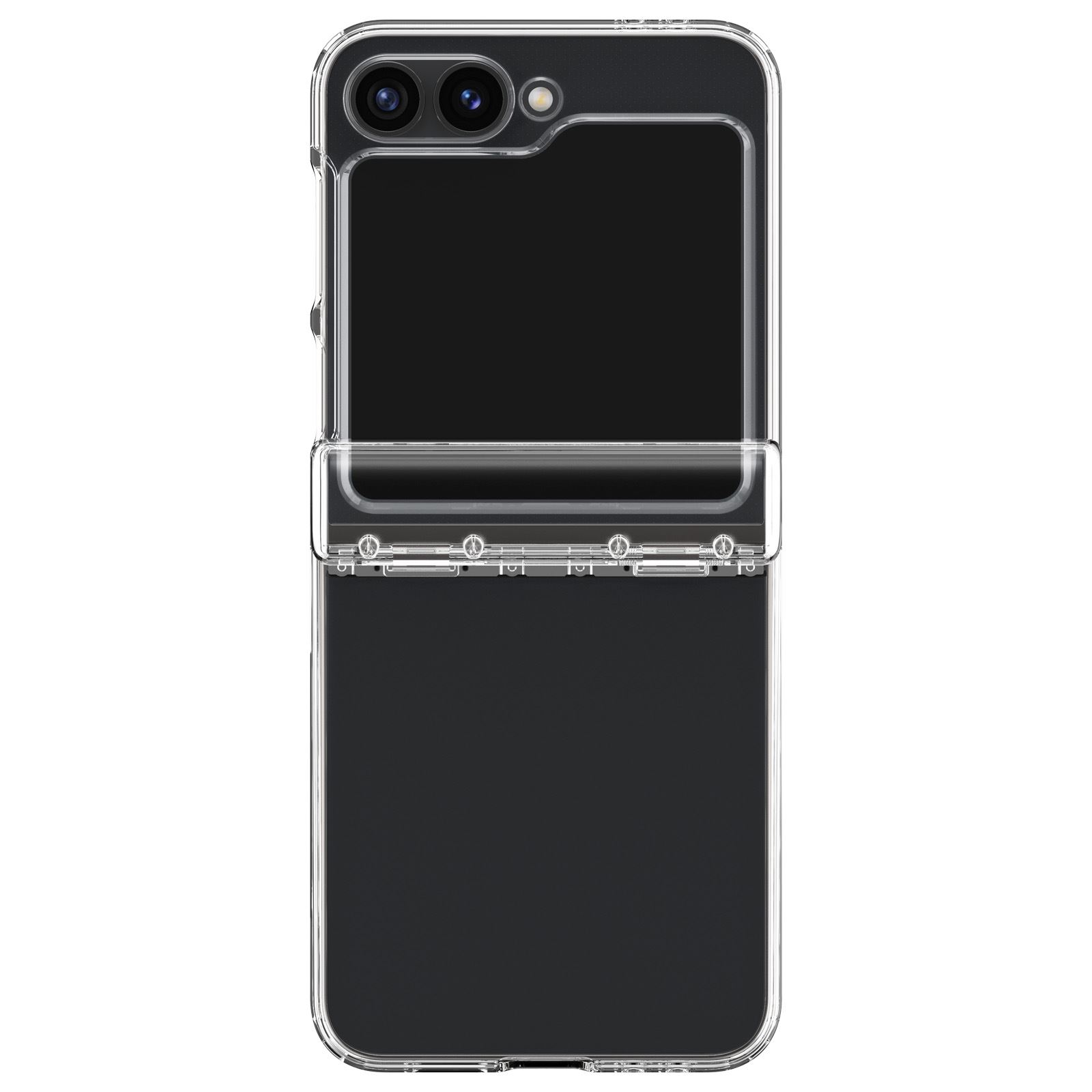 Spigen Ultra Hybrid Pro, crystal clear - Samsung Galaxy Z Flip6/7 FE (2)