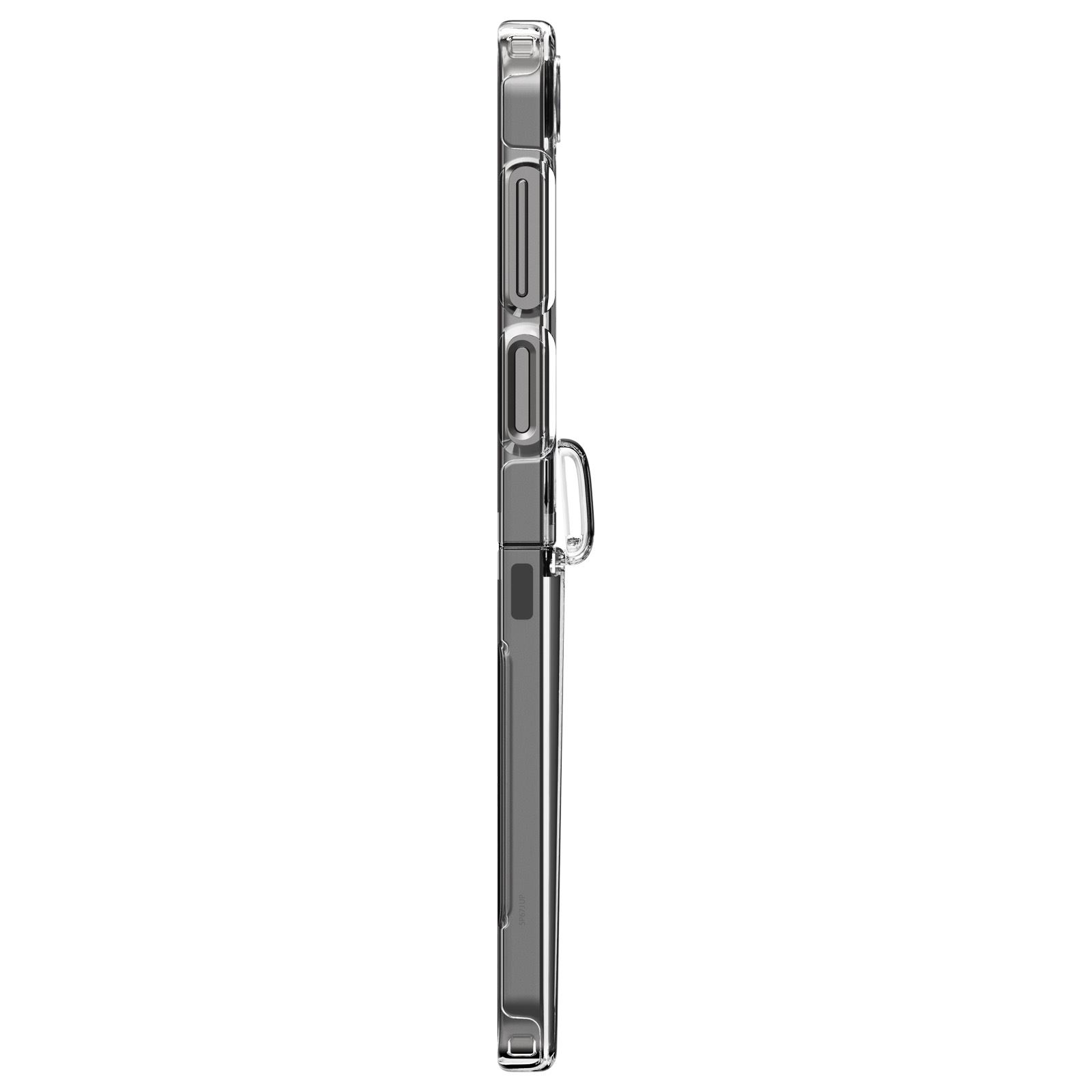 Spigen Ultra Hybrid Pro, crystal clear - Samsung Galaxy Z Flip6/7 FE (3)