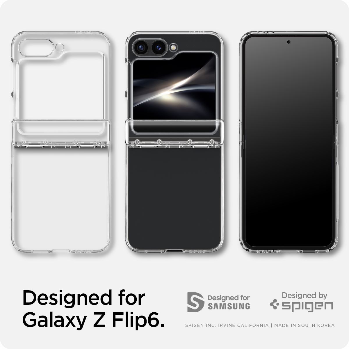 Spigen Ultra Hybrid Pro, crystal clear - Samsung Galaxy Z Flip6/7 FE (7)
