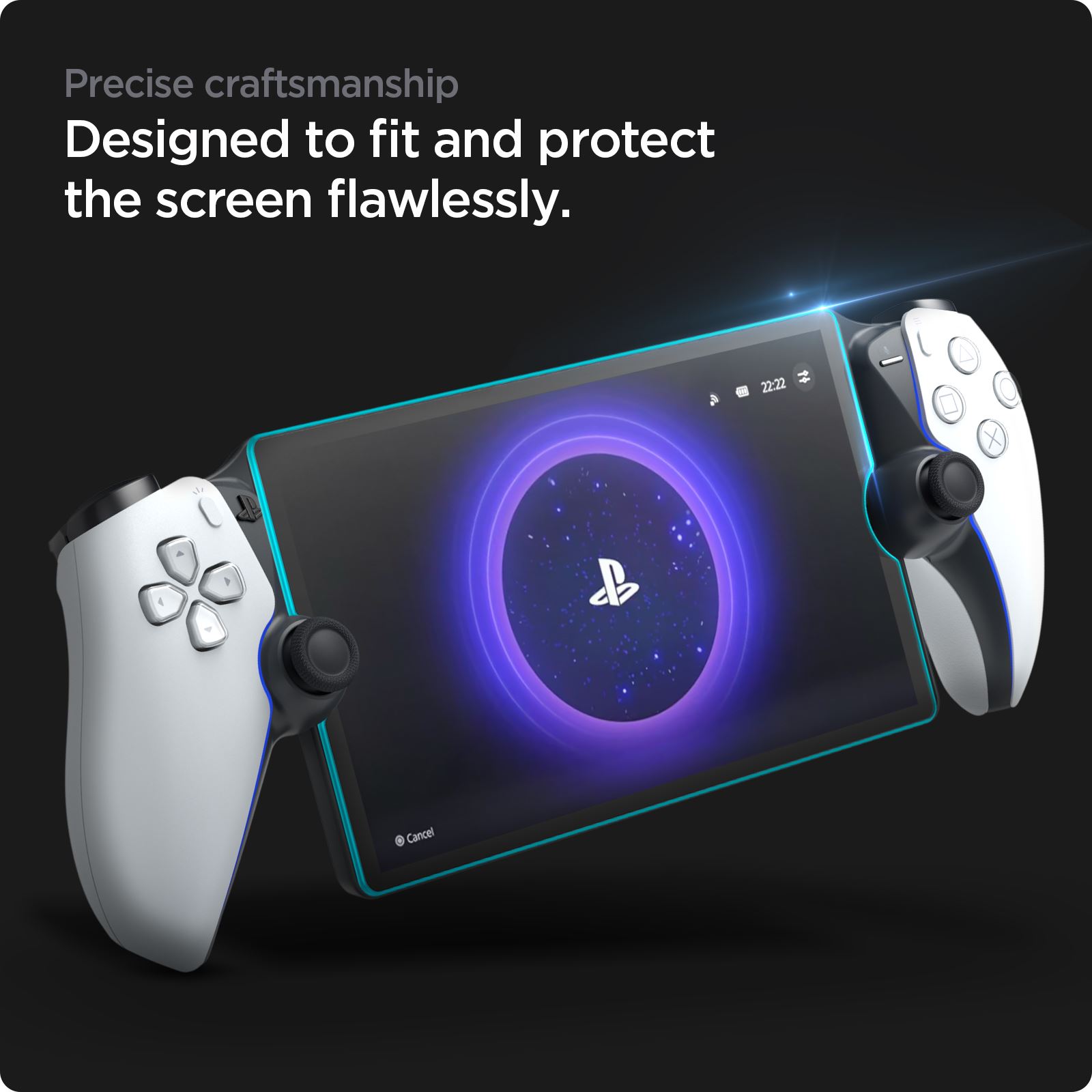 Spigen Glass tR EZ Fit - PlayStation Portal Remote Player  (10)
