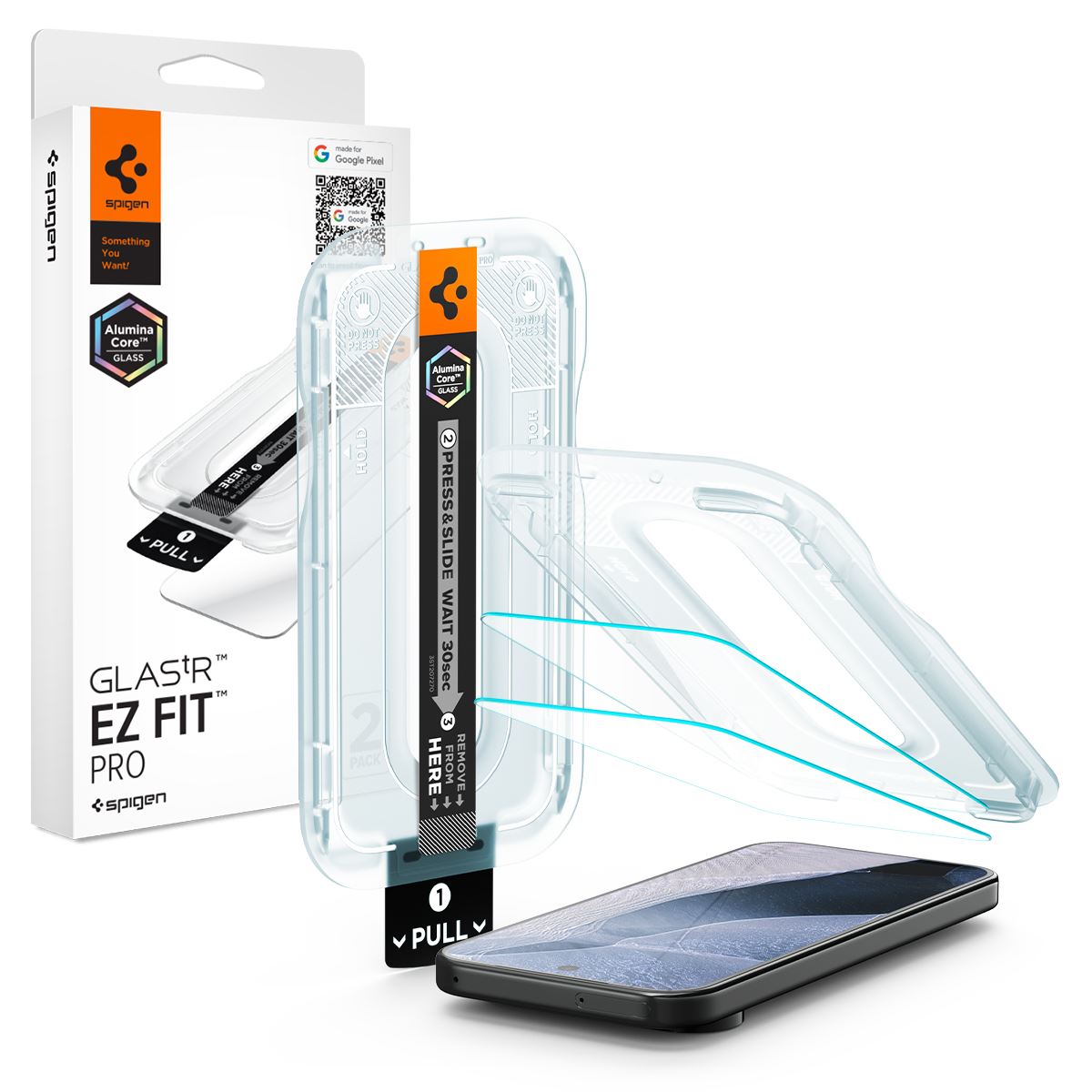 Spigen Glass tR EZ Fit Pro 2 Pack - Google Pixel 11 Pro XL