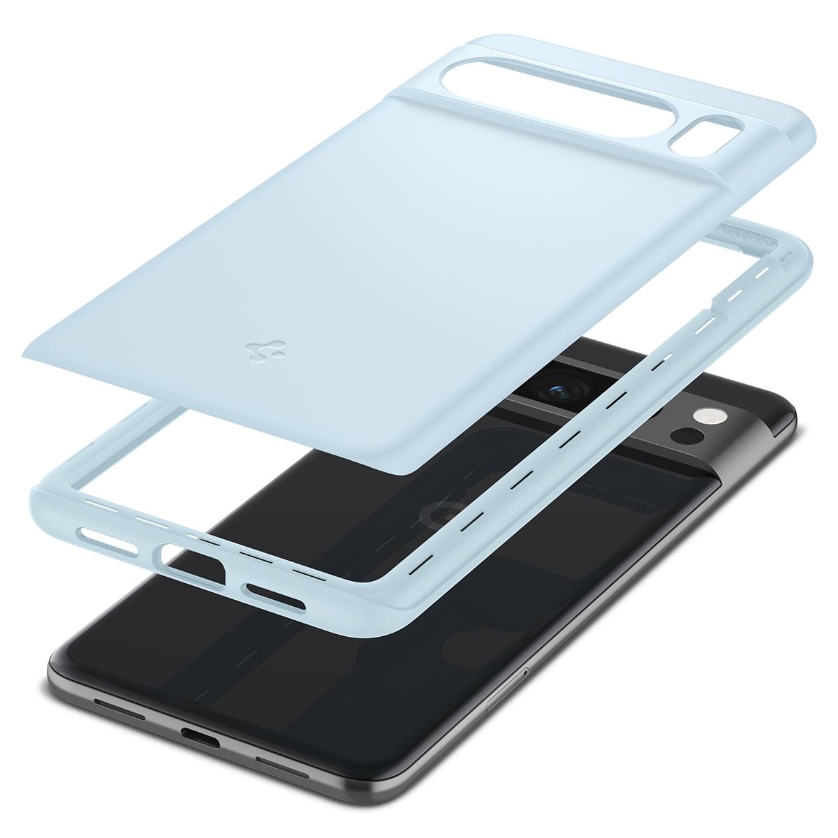 Spigen Thin Fit, mute blue - Google Pixel 8 Pro (10)