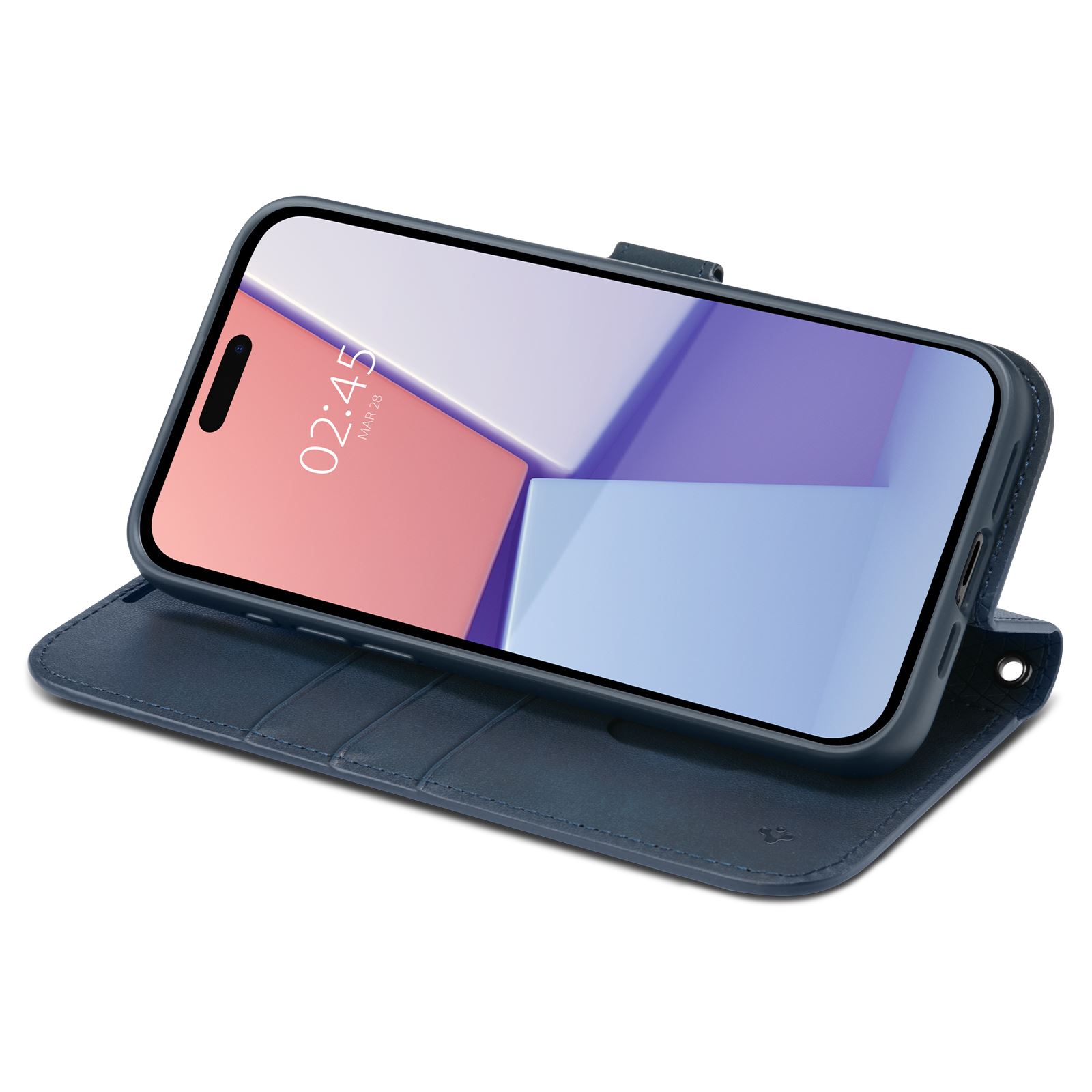 Spigen Wallet S Pro, navy - iPhone 15 Pro (8)