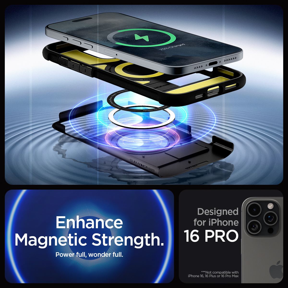 Spigen Slim Armor MagSafe, black - iPhone 16 Pro (8)