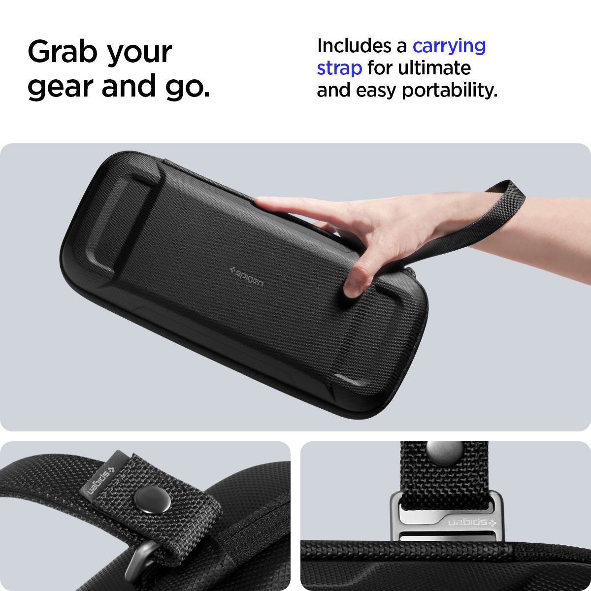 Spigen Rugged Armor Pro Pouch, black - Sony Playstation Portal (22)