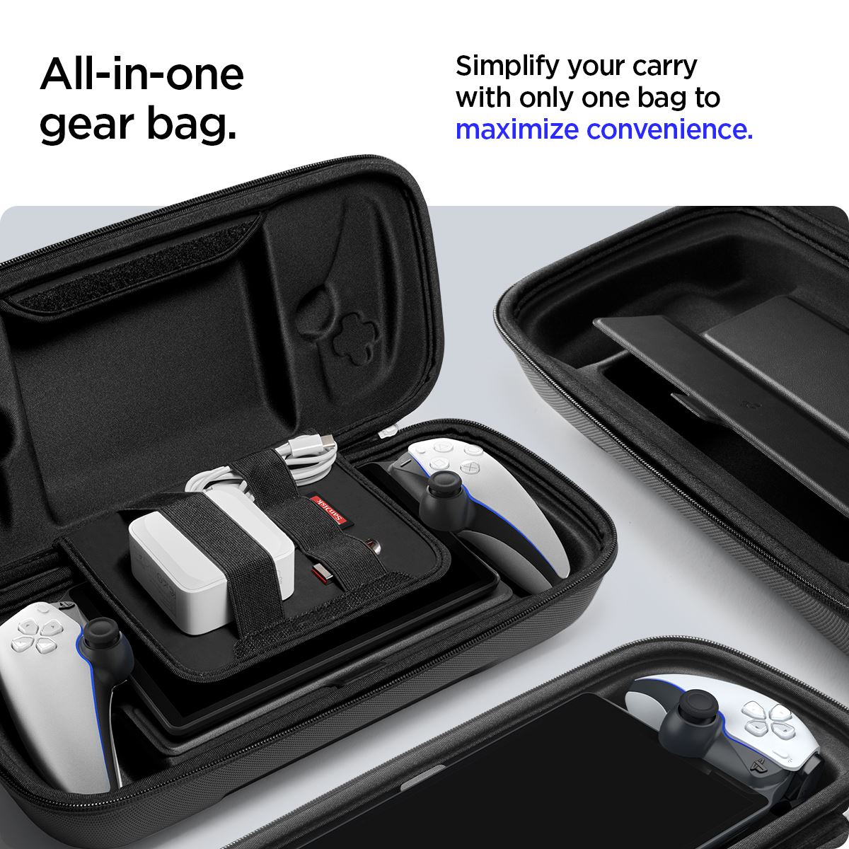 Spigen Rugged Armor Pro Pouch, black - Sony Playstation Portal (23)