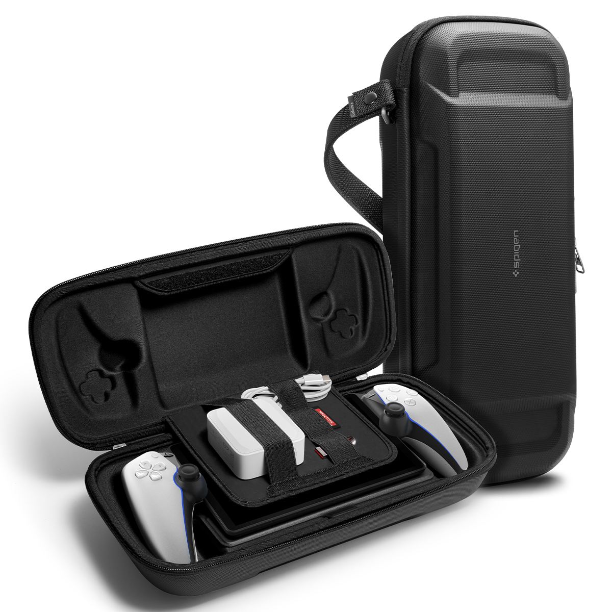 Spigen Rugged Armor Pro Pouch, black - Sony Playstation Portal
