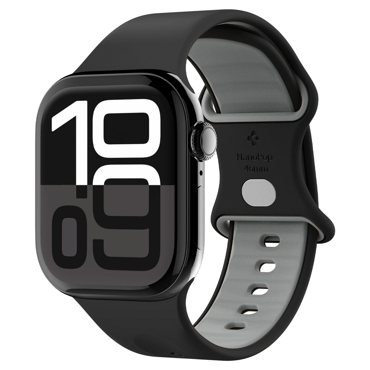 Spigen Nano Pop Band, black sesame - Apple Watch 49mm/46mm/45mm/44mm (1)