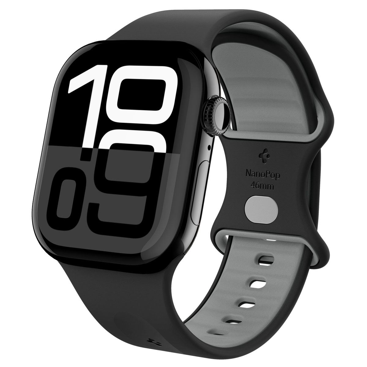 Spigen Nano Pop Band, black sesame - Apple Watch 49mm/46mm/45mm/44mm (13)