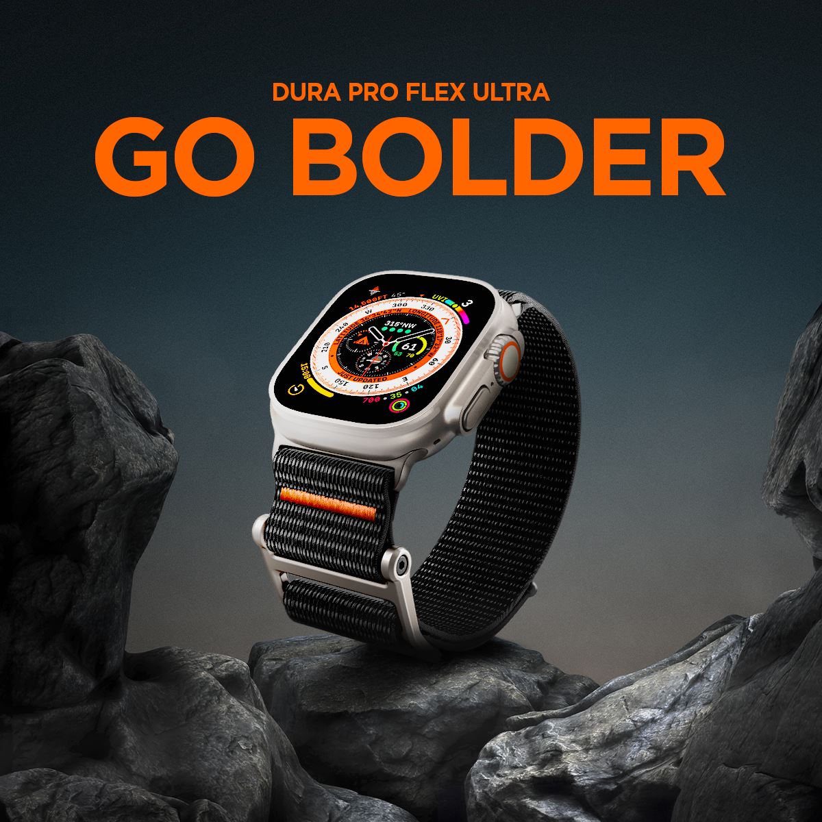 Spigen DuraPro Flex, black - Apple Watch 49mm/46mm/45mm/44mm/42mm (12)