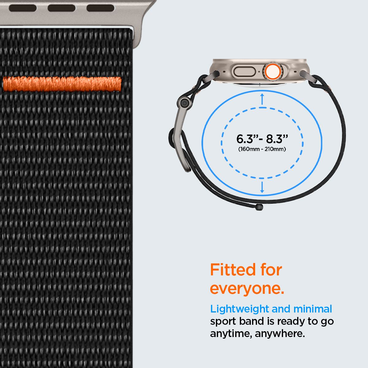 Spigen DuraPro Flex, black - Apple Watch 49mm/46mm/45mm/44mm/42mm (13)