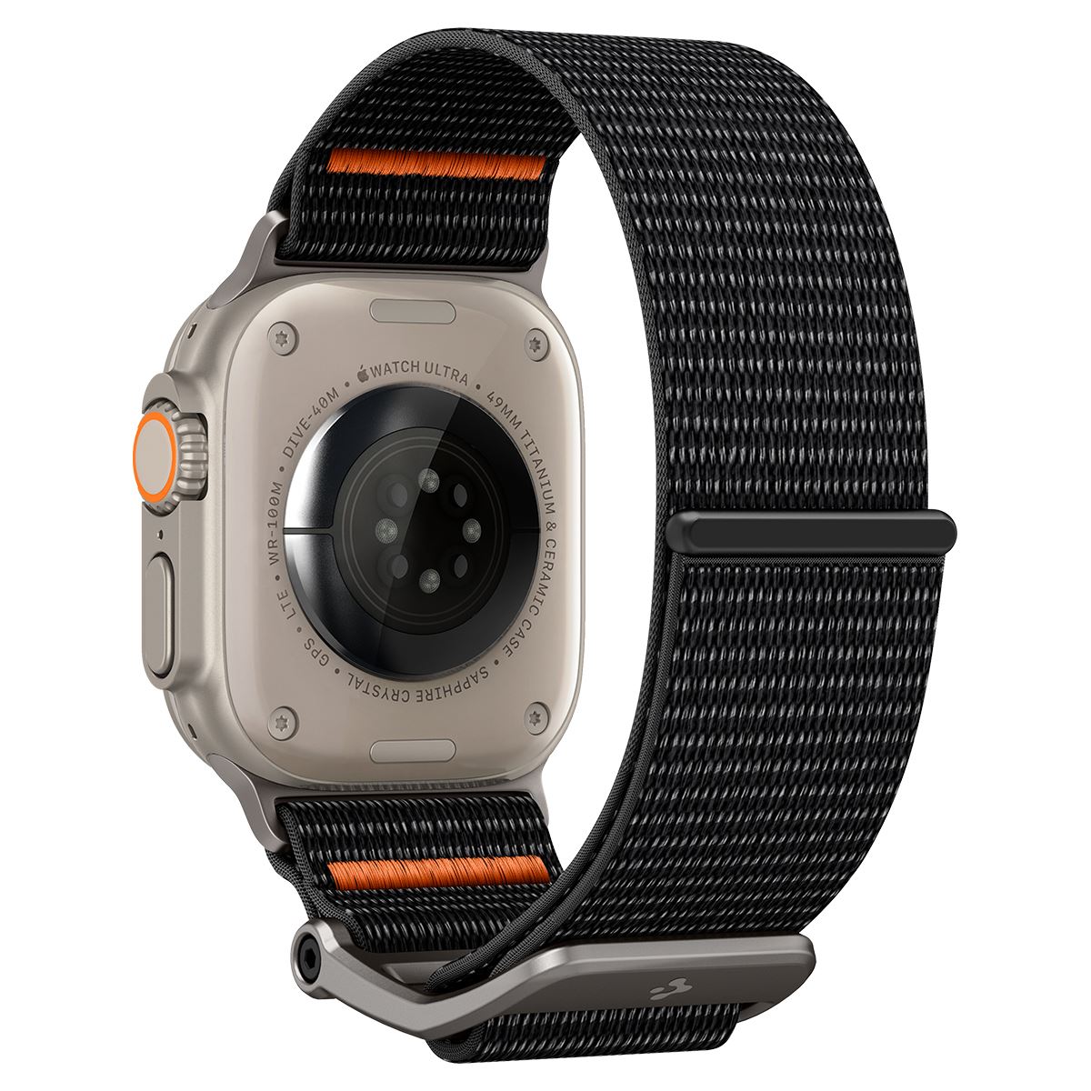 Spigen DuraPro Flex, black - Apple Watch 49mm/46mm/45mm/44mm/42mm (2)