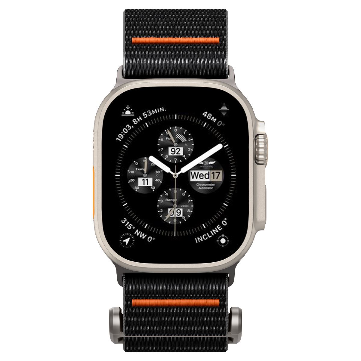 Spigen DuraPro Flex, black - Apple Watch 49mm/46mm/45mm/44mm/42mm (3)