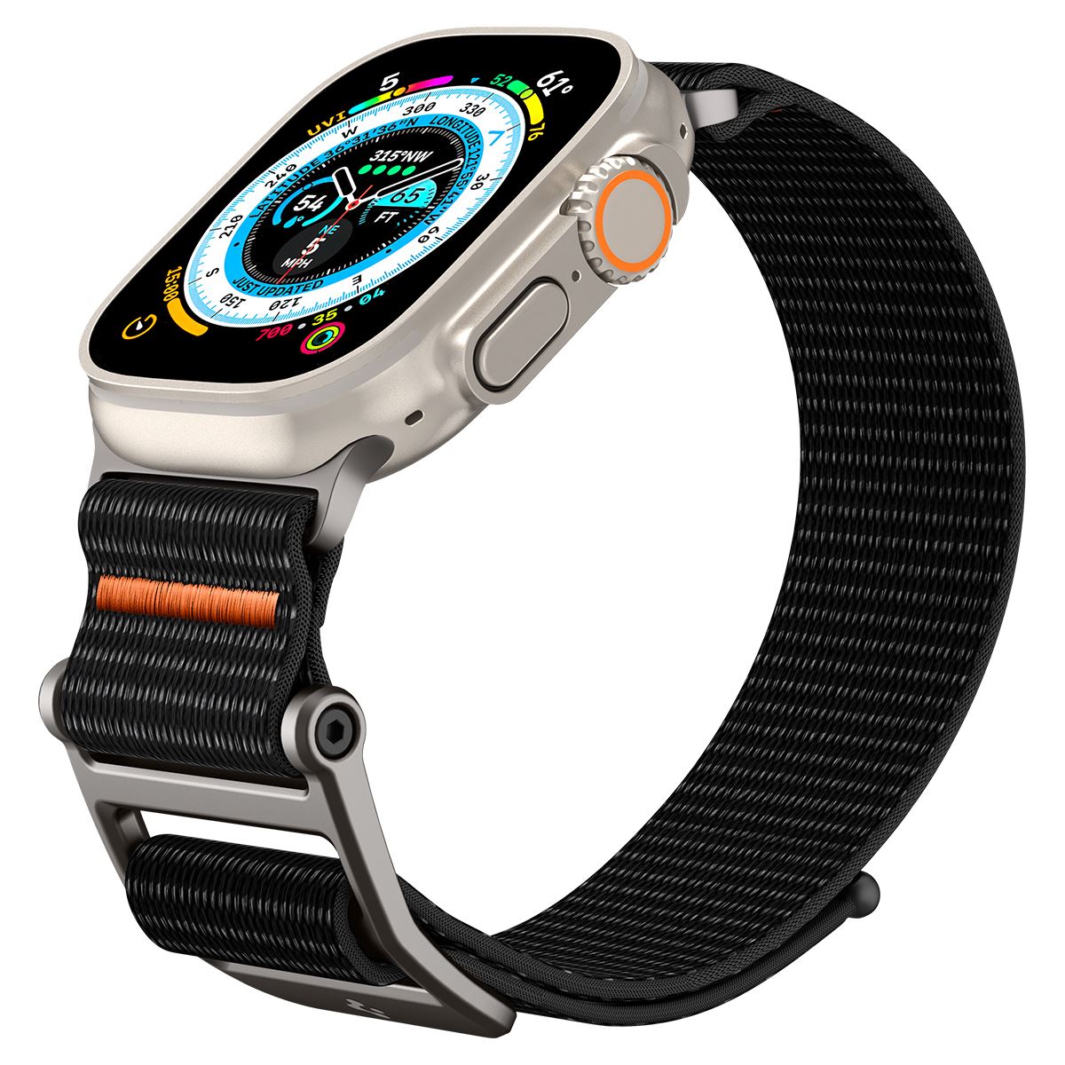Spigen DuraPro Flex, black - Apple Watch 49mm/46mm/45mm/44mm/42mm (6)