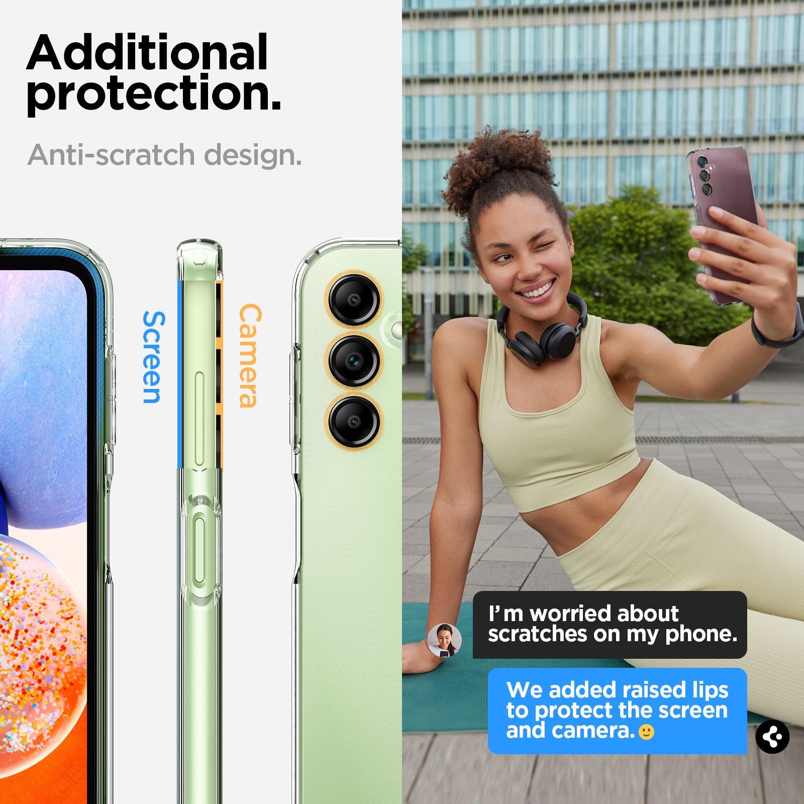 Spigen Liquid Crystal, clear - Samsung Galaxy A14 5G (11)