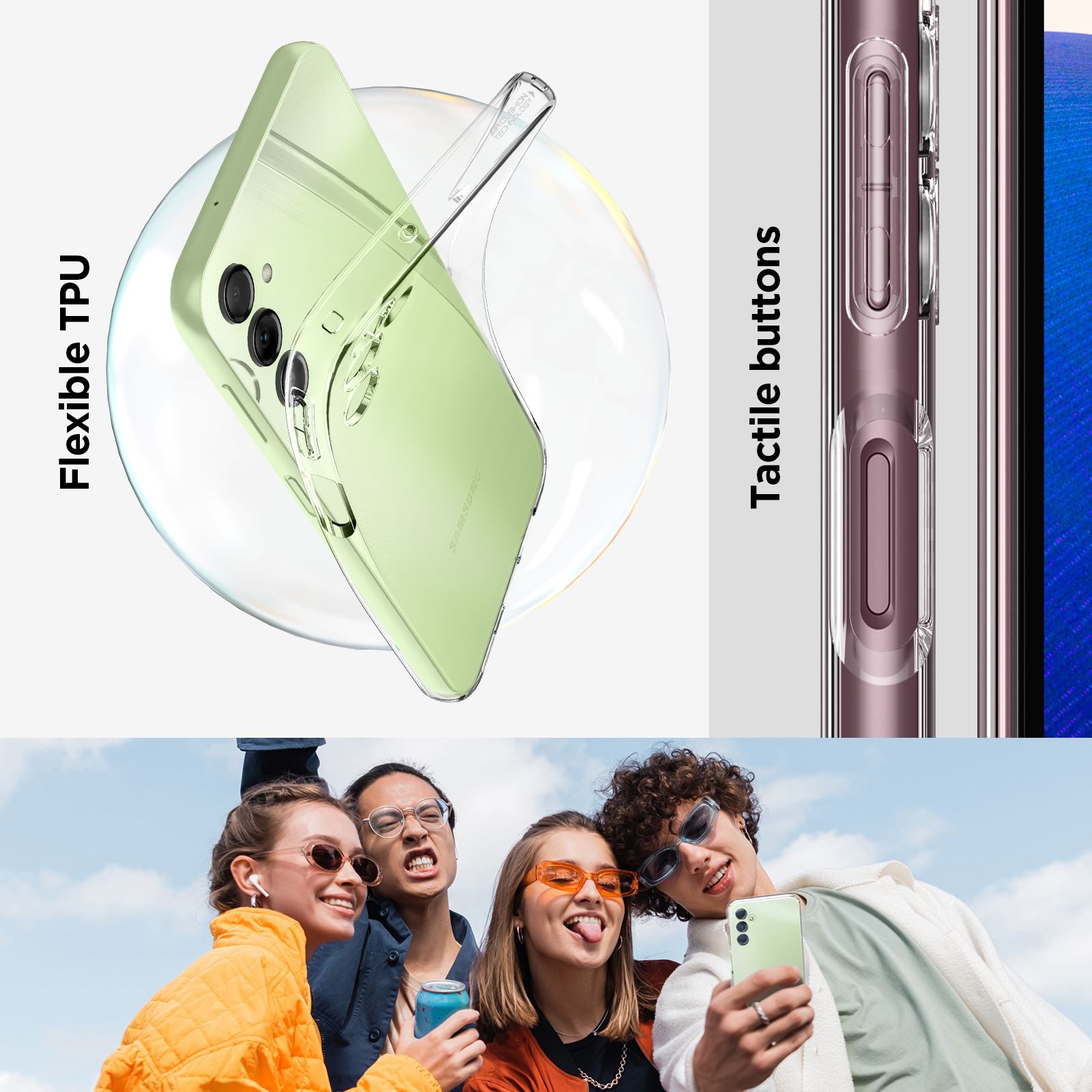 Spigen Liquid Crystal, clear - Samsung Galaxy A14 5G (12)
