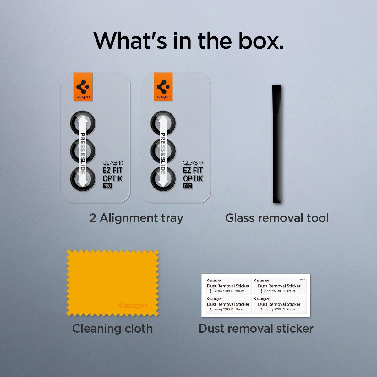 Spigen Glass tR EZ Fit Optik Pro 2 Pack, black - Samsung Galaxy Z Fold5 (11)