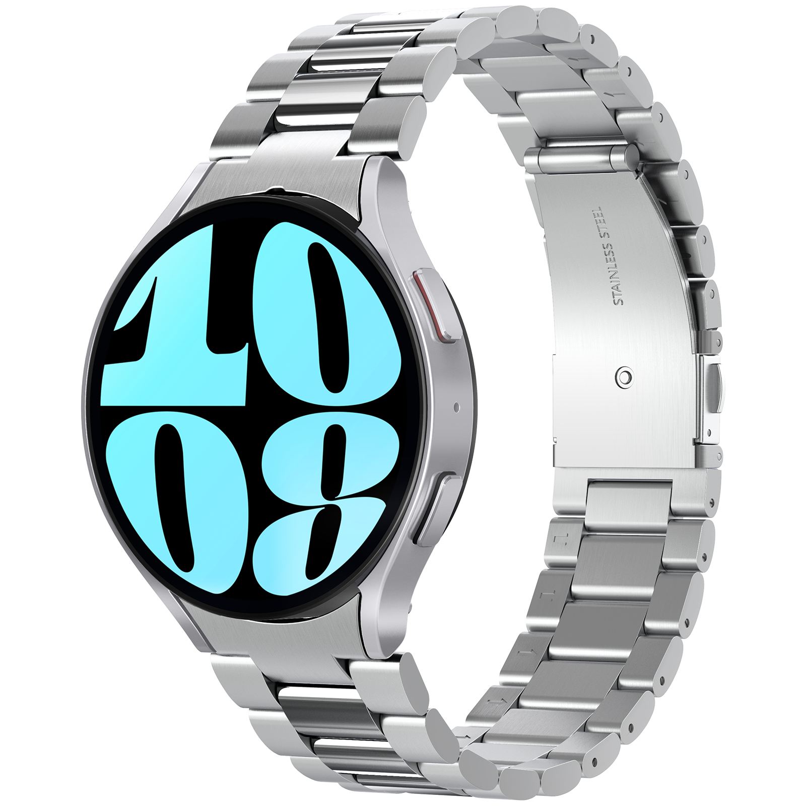 Spigen Modern Fit 316L Band, silver - Samsung Galaxy Watch6 44mm