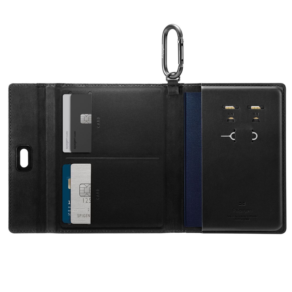 Spigen Universal AirTag Passport Holder, black (5)