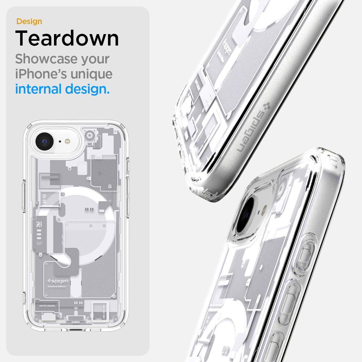 Spigen Ultra Hybrid MagSafe, zero one white - iPhone 16e (13)