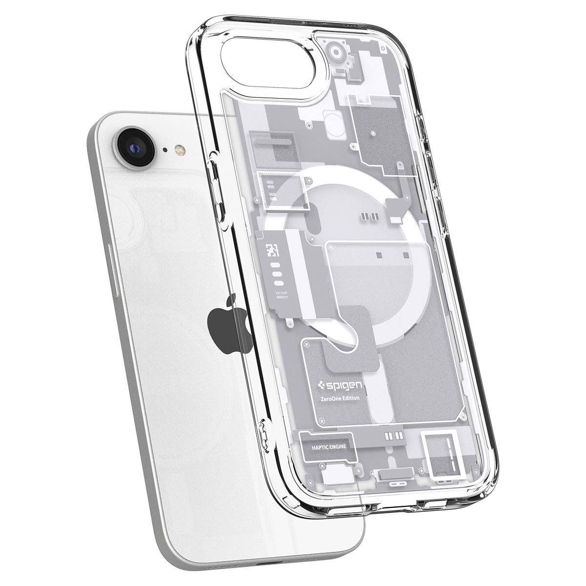 Spigen Ultra Hybrid MagSafe, zero one white - iPhone 16e (6)