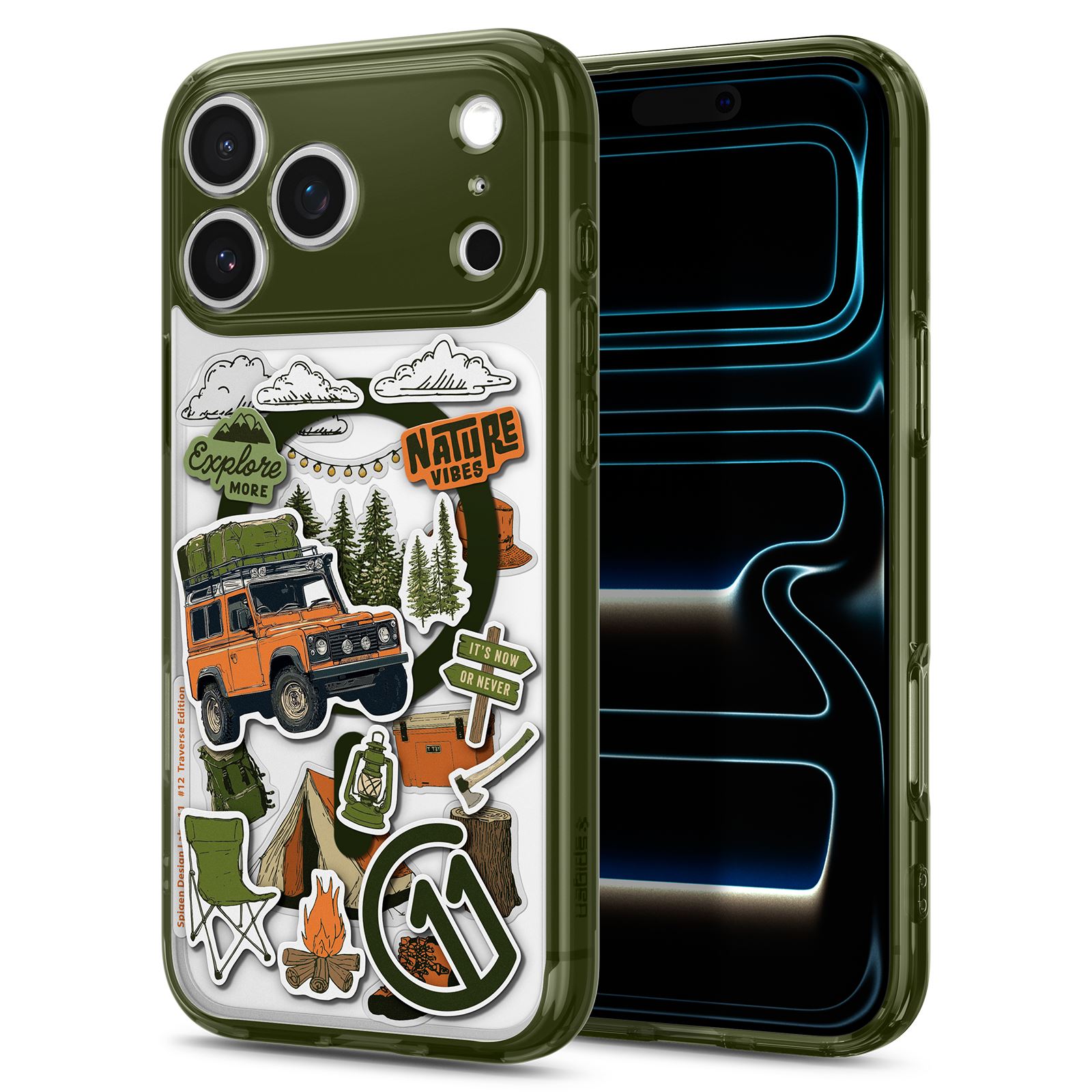 Spigen c11 Ultra Hybrid MagSafe, traverse - iPhone 17 Pro