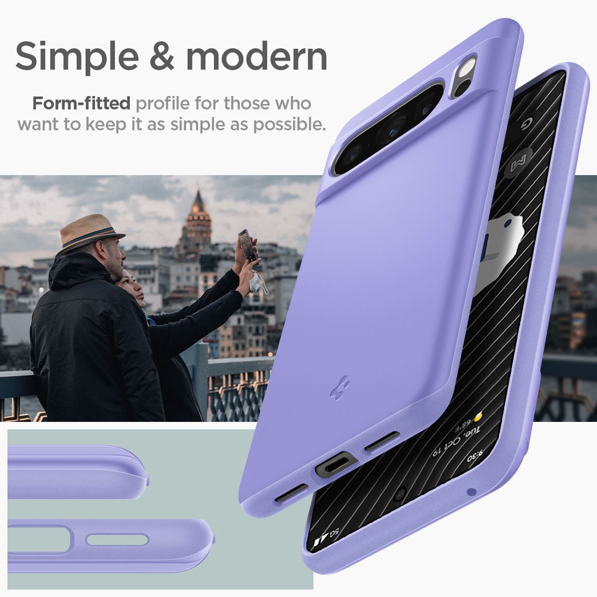 Spigen Thin Fit, awesome violet - Google Pixel 8 Pro (13)