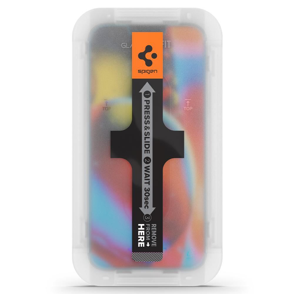 Spigen tR EZ Fit 2 Pack, transparency - iPhone 16e/14/13/13 Pro (8)