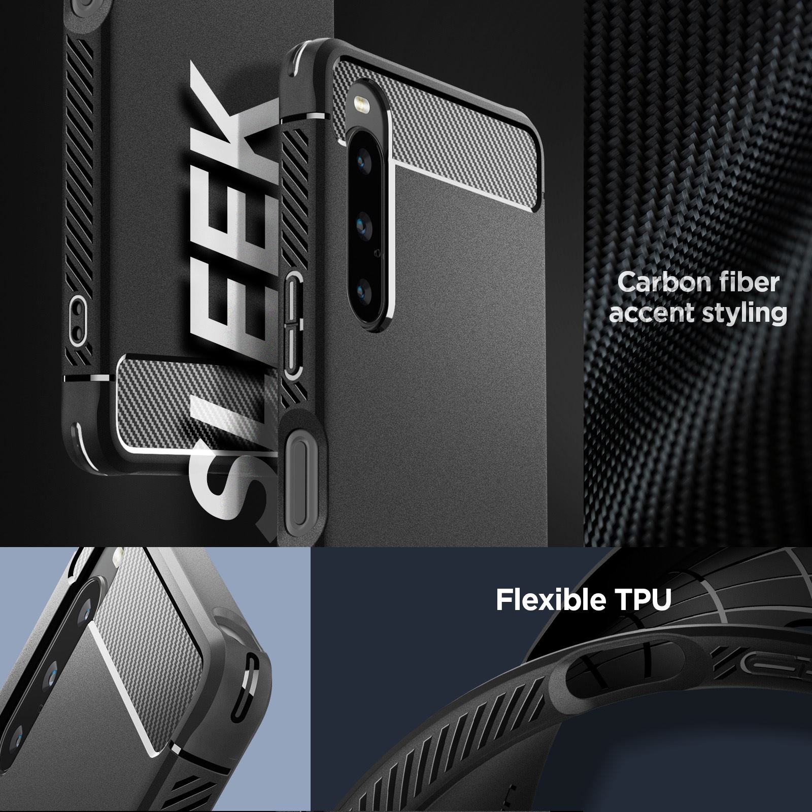 Spigen Rugged Armor, black - Sony Xperia 1 V (14)