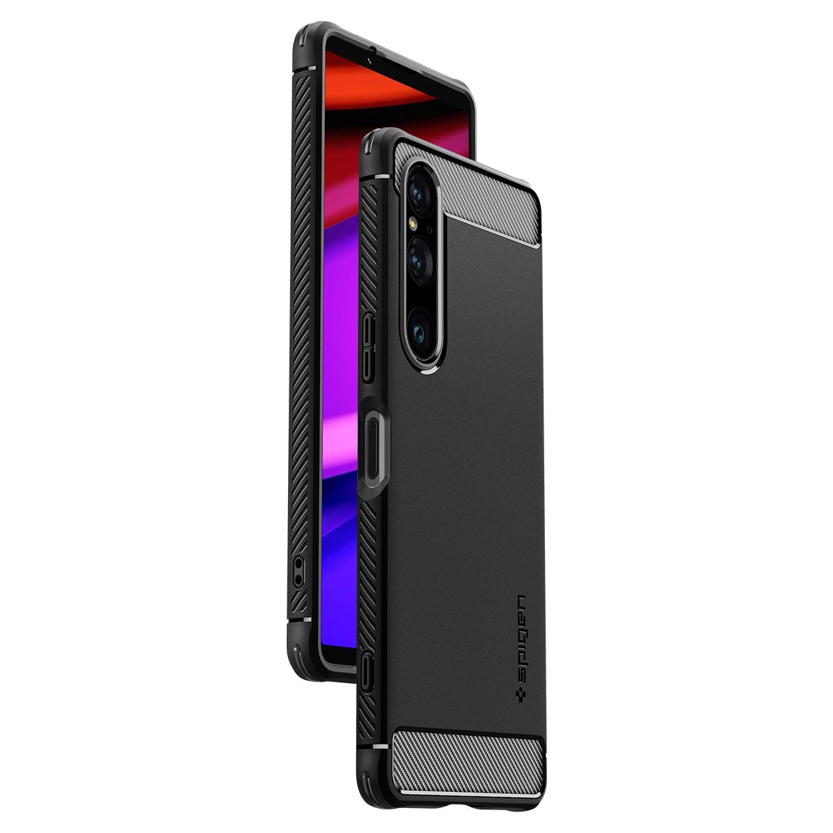 Spigen Rugged Armor, black - Sony Xperia 1 V (9)