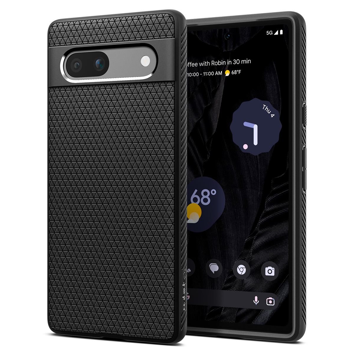 Spigen Liquid Air, black - Google Pixel 7a