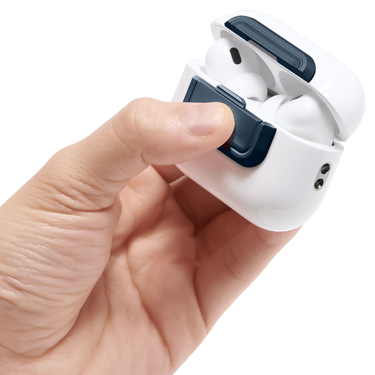 Spigen Lock Fit M, metal slate - AirPods Pro (2nd/1st Gen) (15)