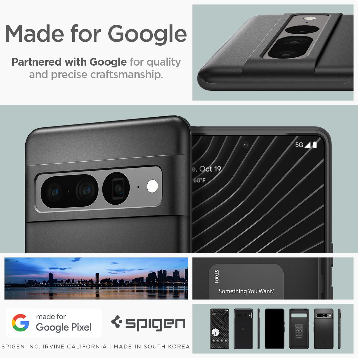 Spigen Thin Fit, black - Google Pixel 7 Pro (17)