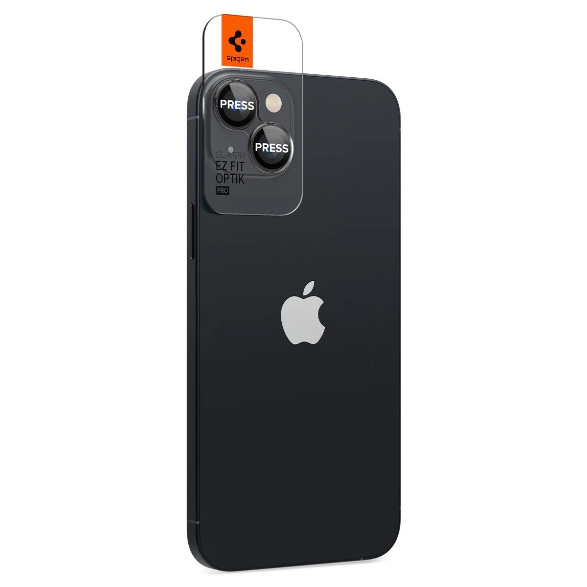 Spigen Glass EZ Fit Optik Pro 2 Pack, black - iPhone 15/15 Plus/14/14 Plus (2)