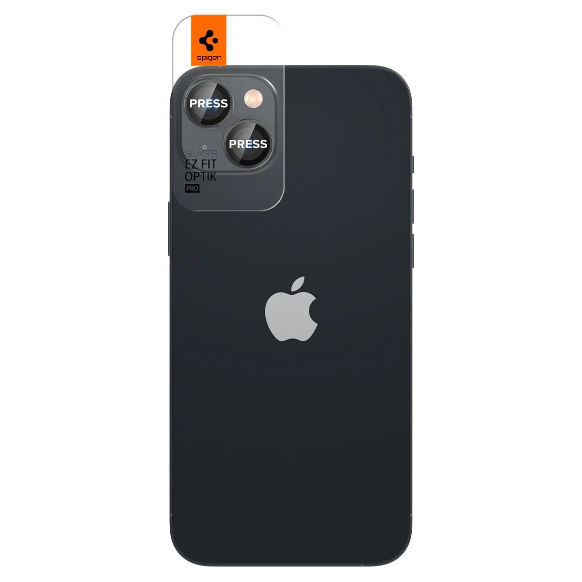 Spigen Glass EZ Fit Optik Pro 2 Pack, black - iPhone 15/15 Plus/14/14 Plus (6)