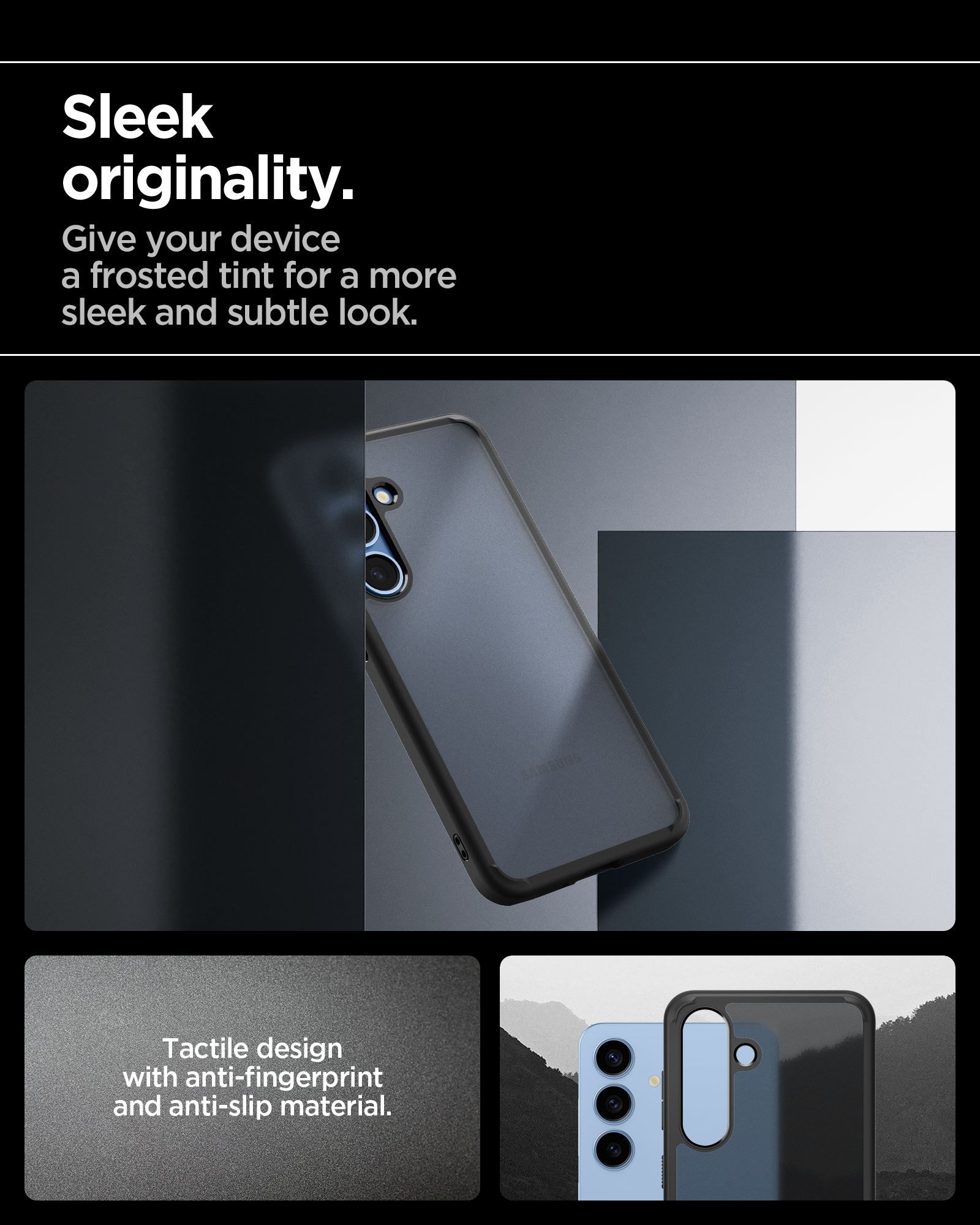 Spigen Ultra Hybrid, frost black - Samsung Galaxy S25+ (13)