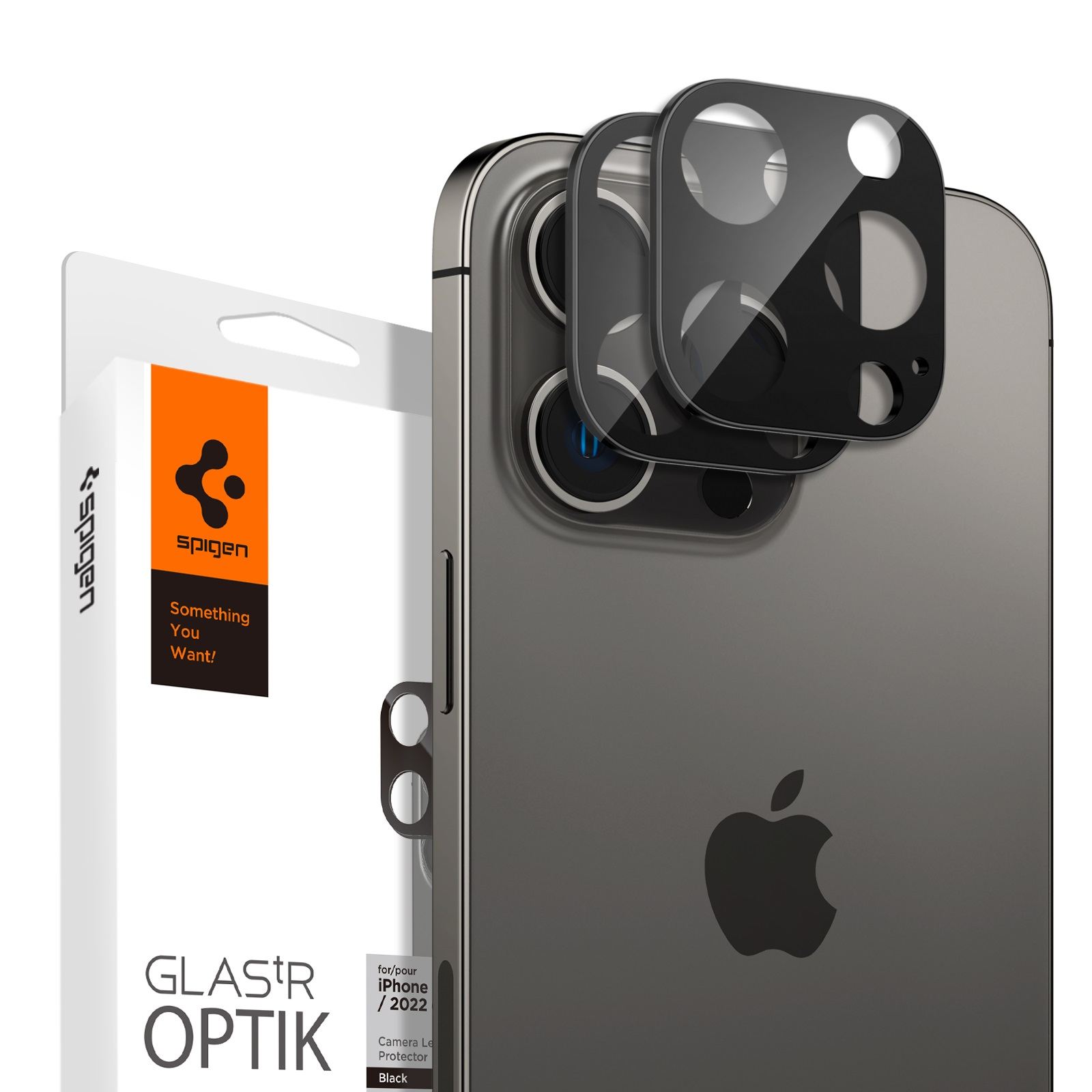 Spigen Glass tR Optik 2 Pack, black - iPhone 16/15/14 Pro / 16/15/14 Pro Max (1)
