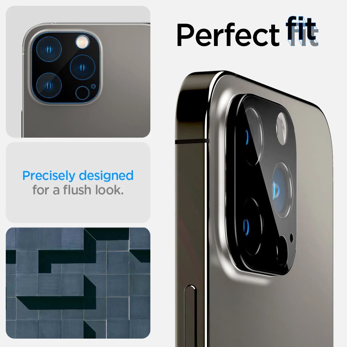 Spigen Glass tR Optik 2 Pack, black - iPhone 16/15/14 Pro / 16/15/14 Pro Max (12)