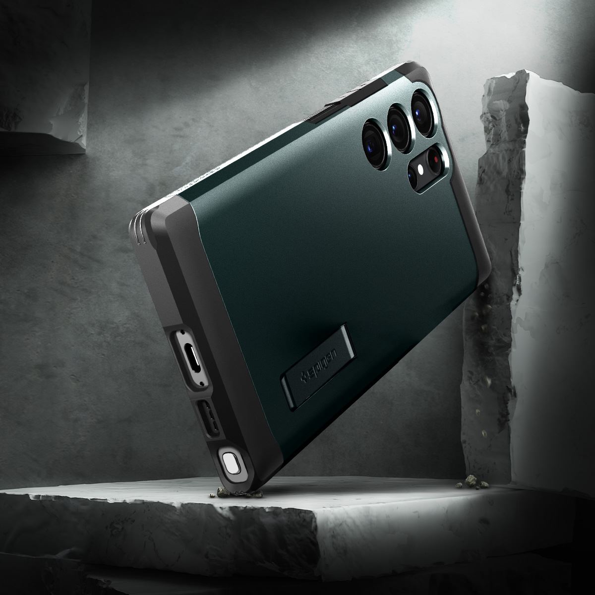 Spigen Tough Armor, green - Samsung Galaxy S23 Ultra (13)