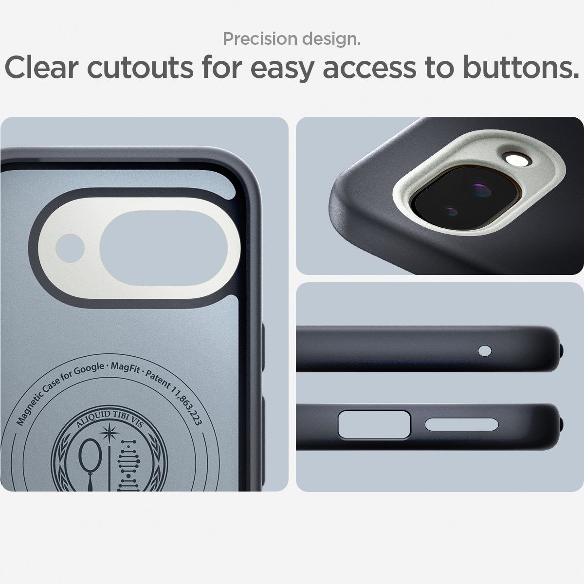 Spigen Nano Pop MagSafe, black sesame - Google Pixel 9a (13)