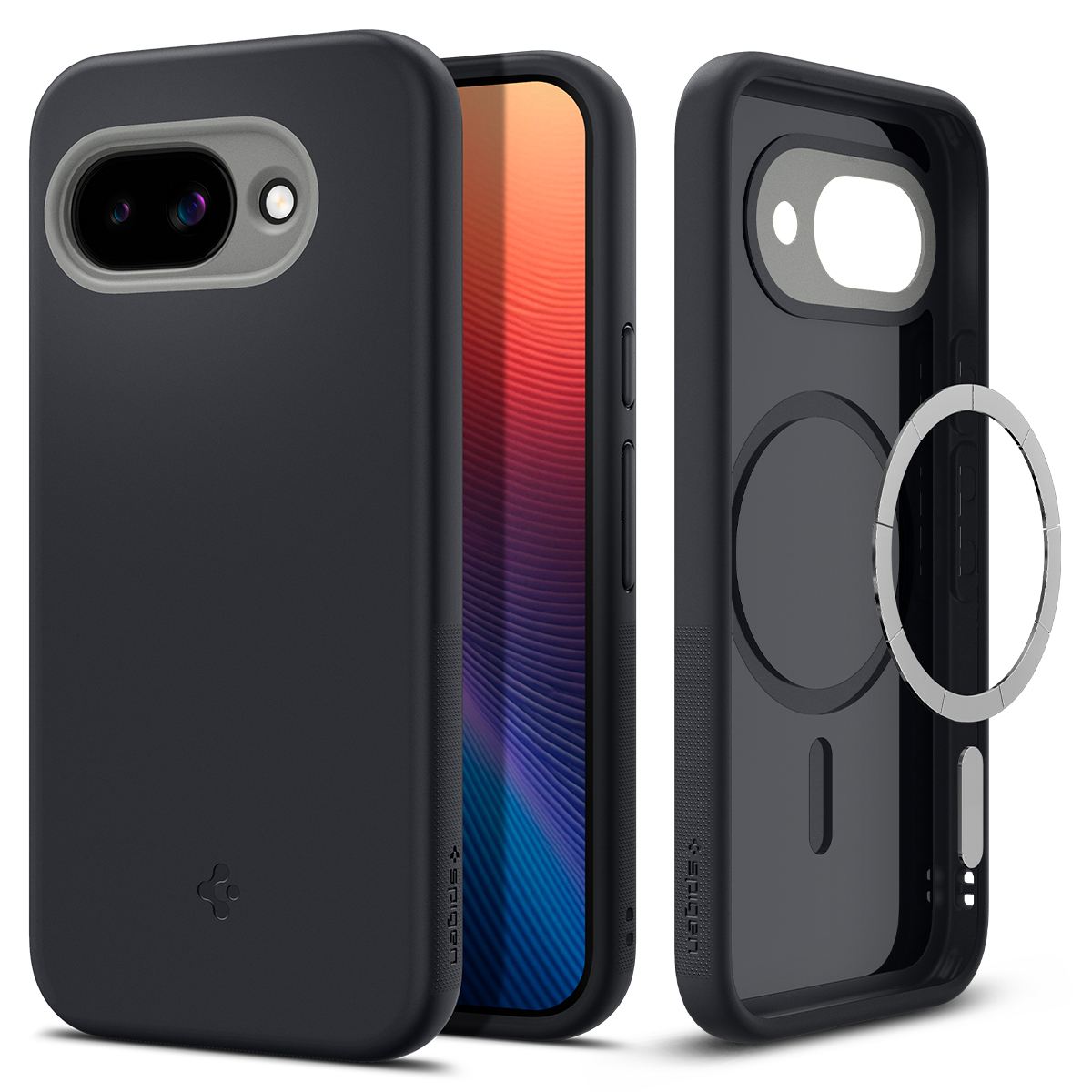 Spigen Nano Pop MagSafe, black sesame - Google Pixel 9a
