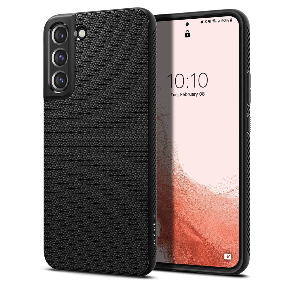 Spigen Liquid Air, matte black - Samsung Galaxy S22+ (1)