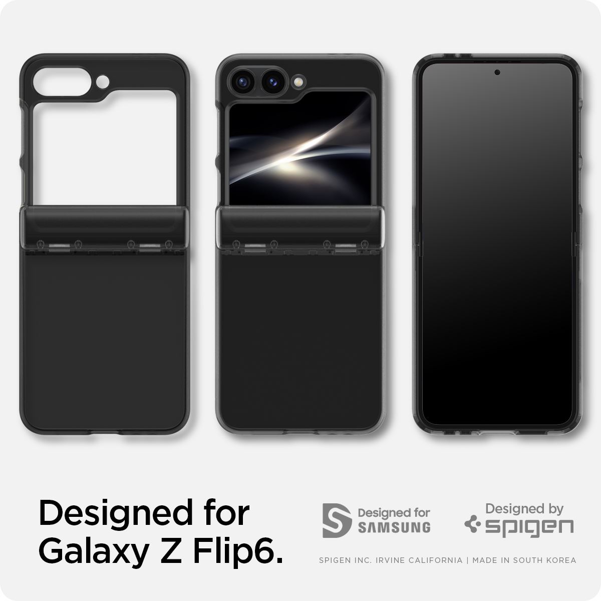 Spigen Ultra Hybrid Pro, frost gray - Samsung Galaxy Z Flip6/7 FE (7)