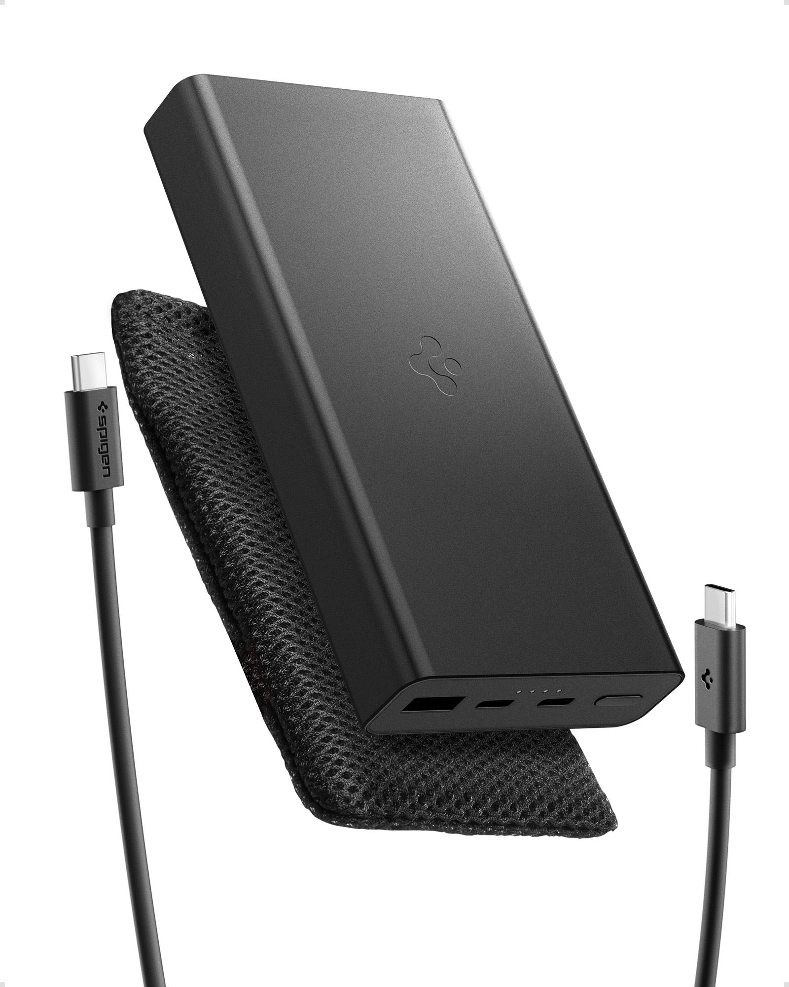 Spigen Essential 20,000mAh 30W Portable Charger, black EA3020 (1)